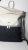 GYMBAG drapp/fekete csipke