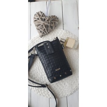 PHOEBE PHONE BAG fekete
